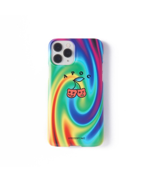 Cherry Bear Phone Case_Rainbow