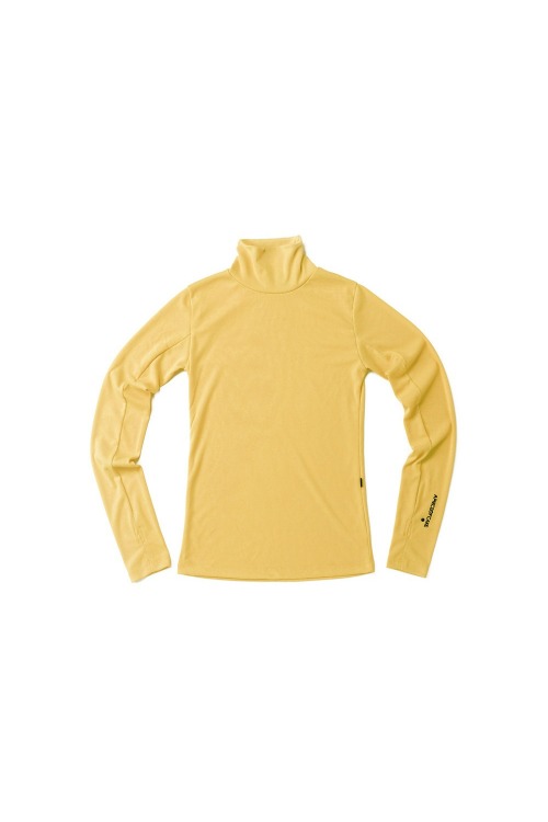 Basic Polo Neck T-shirts_Yellow