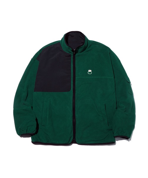 Reversible Fleece Jacket_Green